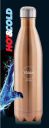 Tosaa Hot & Cold Double Wall Vacuum Insulated Flask Water Bottle Stainless Steel 1000 ML, Rose Gold...