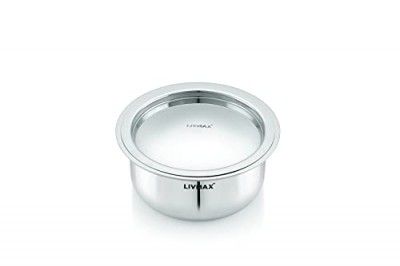 Tosaa Livmax Tri-ply Stainless Steel Tope with Stainless Steel Lid 16 cm, Silver
