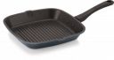 Tosaa Non-Stick Aluminium Gas Compatible Grill Pan, 24 cm, Marble Grey...