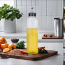 Tosaa Plastic Oil Dispenser 1 litre, 8W x 24H Centimeters, Transparent...