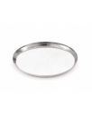 Tosaa Stainless Steel Hammered Finish Dinner Plate Pack of 1 ...