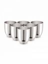 Tosaa Stainless Steel Lotus Glasses Pack of 6...