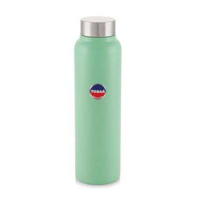 Tosaa Stainless Steel Sleek Design Fridge Water Bottle  - 900ml - Pestal Green