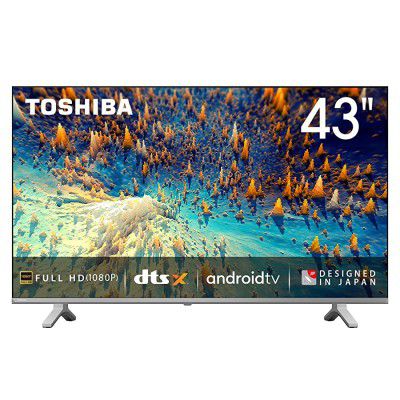 Toshiba 108 cm (43 inches) V Series Full HD Smart Android LED TV 43V35KP (Silver)
