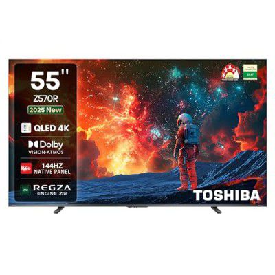 TOSHIBA 139 cm (55 inches) Z570RP Series 4K Ultra HD Smart QLED TV 55Z570RP