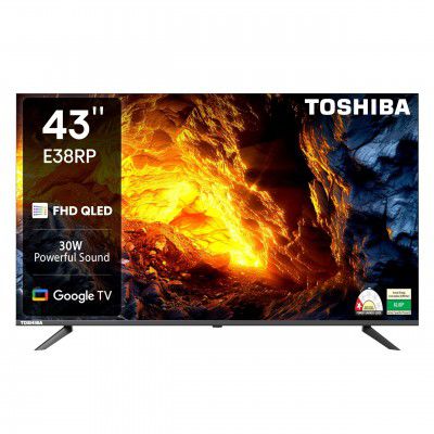 TOSHIBA (43") E38RP Series QLED Google TV 43E38RP