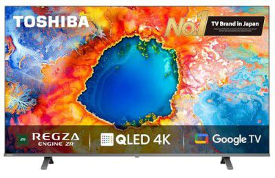 [Extra rs.13500 Off] TOSHIBA (85'') C450NP Series HD Smart Google QLED TV 85C450NP (Black)