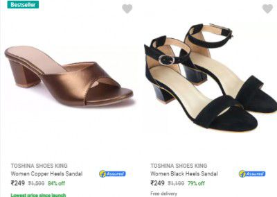 Toshina Shoes King Starts ₹249 | Upto 84% off
