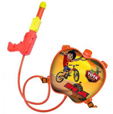Tota Genius Assorted Plastic Water Tank Gun for Holi