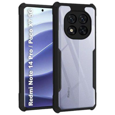 TOUCCH Mi Redmi Note 14 Pro/Poco X7 5G Clear Bumper Case