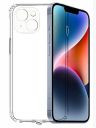 Tough Lee Back Cover Case for Apple iPhone 14 6.1 inch (Transparent, Soft, Camera Protection, Shockabsorber)...