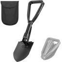 TOURTIER Camping Shovel Foldable, 18.25 inch Tactical Shovels, Entrenching Tool, Tri-Fold Handle with Carry Bag for Off-Roading Camping Outdoor Hiking Backpacking Traveling Car (Shovels-B)...