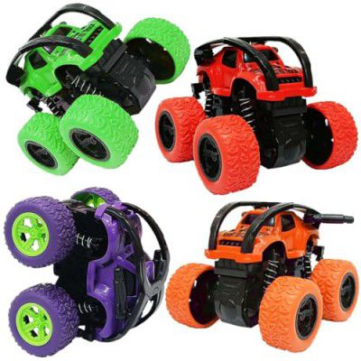 TOY BHARAT Monster Truck 360 Pack of 4 | Gift Toy | Made in India | 1-6 Year