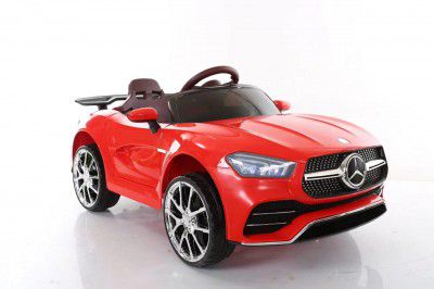 Toy House Attractive Sports Rechargeable Battery Operated Ride On Car with Remote Control for Kids (2 to 6 YRS), Red