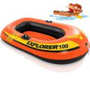 Toy Imagine Explorer 100 1 Person Portable Orange Inflatable Poly Vinyl, Kids Adventure, Rafting, Small Boats for Pools and Lakes...