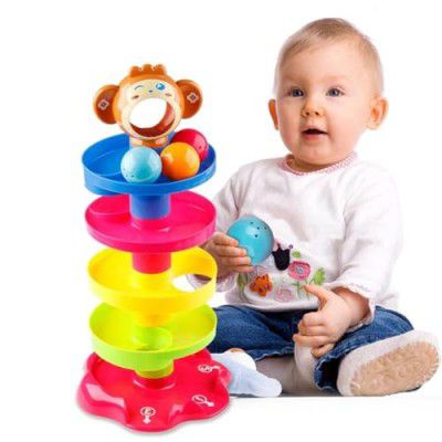 Toy Imagine Ramp Roll, Ball Drop and Roll Swirling Tower for Toddler