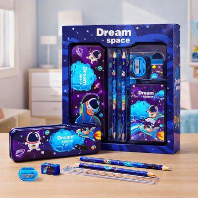 Toy Imagine Space Theme Stationery Set for Kids