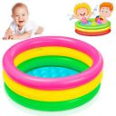 Toy Imagine™ Swimming Pool for Kids Small Size for 0 to 2 Years 2 Feet | Inflatable Swimming Round Ring Baby Bathing Tubs for Kids | Home Swimming Pool for Kids & Backyard, Garden....