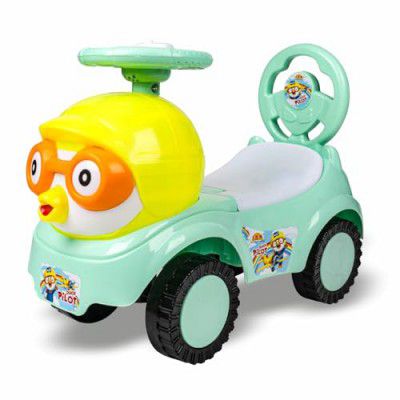 TOY ZONE Toyzone Duck Pilot Baby Ride on Car, 2 to 5 Years (Green)