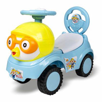 TOY ZONE Toyzone Duck Pilot Baby Ride on Car for Kids, 2 to 5 Years (Blue)