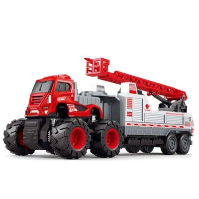 ToyBharat Super Power Fire Trailer Toy Truck (3+ Years)