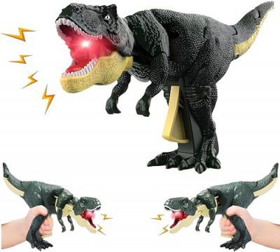 Toybot Dinosaur Dinosaur Figure Set - The T-Rex Dinosaur Toy (Green)