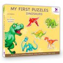 ToyKraft 6-in-1 Educational Toys for 2 Year Old, Puzzles for Kids,Animal Puzzles, 2 Piece Puzzles for Kids for Age 2, Kids Puzzles for 3 Years Old - My First Chunky Dinosaur Jigsaw Puzzle...