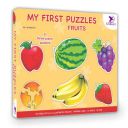 Toykraft 6-in-1 Fruit Puzzles for Toddlers 1-3, Sensory Educational Toys, 3 Piece Puzzles, Kids Puzzle, My First Chunky Puzzle - Fruits...