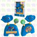 ToyMagic Animal Piano Elephant with Moving Tail & Wheels | Interactive Musical Toy for Toddlers...