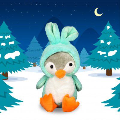 ToyMagic Hoodie Penguin Plush Toy