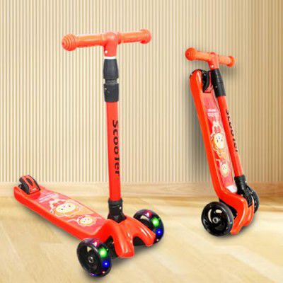 ToyMagic Joyride 3 Wheeler Kick Scooter with LED Wheels