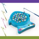 ToyMagic Musical Board Fish Game with Rotating Pond,21 Fishes & 4 Fishing Poles|Sound Toy for Kids 4+Yrs|Indoor Musical Toy|Skill Development|Birthday Return Gifts for Kids|Made in India,Multi...