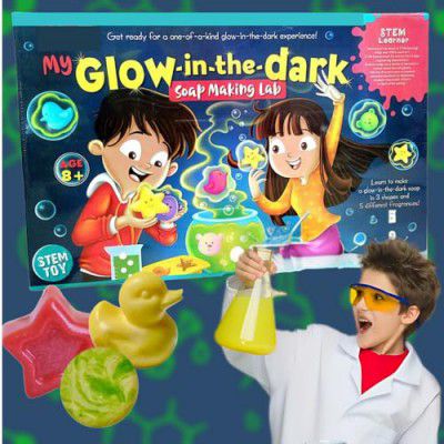 ToyMagic My Glow-in-The-Dark Soap Making Lab Science Kit