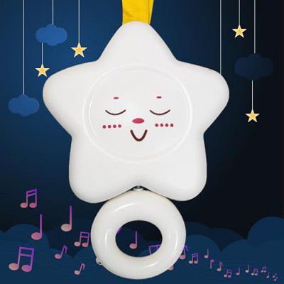 ToyMagic Star Shaped Hanging Cot Rattle for Infants
