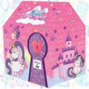 ToyMagic Unicorn Kids Play Theme Foldable Tent House for 2 3 5 6 to 8 Years Old Girls Boys...