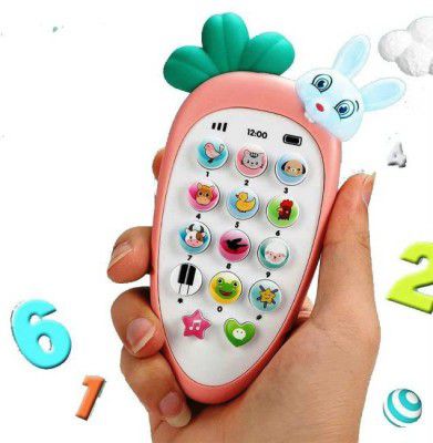 Toyporium Rabbit Phone Smart Phone Cordless Feature Mobile Phone Toys for Kids  (Multicolor)