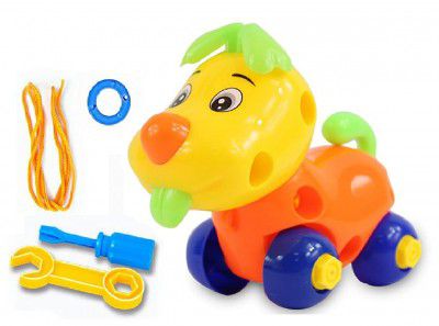 Toys Bhoomi 2 in 1 Build & Play Take Apart Baby Dinosaur Building Block Bricks Activity Play Centre Toy for Babys