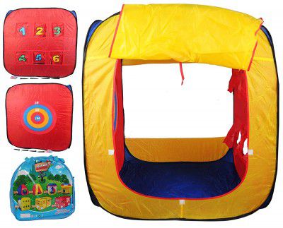 toys bhoomi number's play tent - 100% safe polyester fabric- Multi color