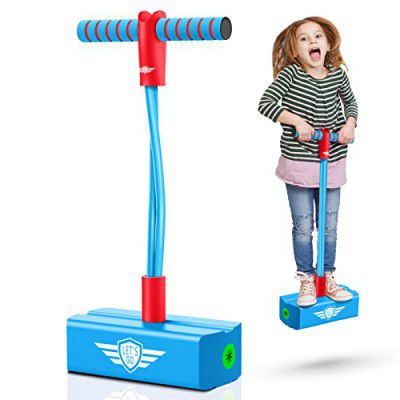 Toys for 3-12 Year Old Boys Girls, Foam Pogo Jumper for Kids Gifts for 3-12 Year Old Boys Girls Pogo Stick Toys for Boys Age 3-12 Autism Toys Christmas Birthday Gifts Stocking Stuffers?Sky Blue?