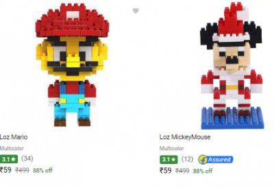 Toys Starts ₹59 | Upto 88% Off