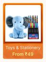 Toys & Stationery starts from Rs. 49 on Flipkart's Big Billion Days Sale...