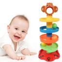Toyshine 5 Layer Plastic Stack, Drop and Go Ball Drop and Roll Swirling Tower Ramp Development Educational Toys for Baby and Toddler (Multicolour)...