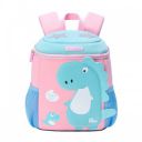 Toyshine Dinosaur Backpacks for Kids Girls Boys Cute Dinosaurs Dino Toddler Backpack Preschool Nursery Travel Bag - Mini Size - Pink...