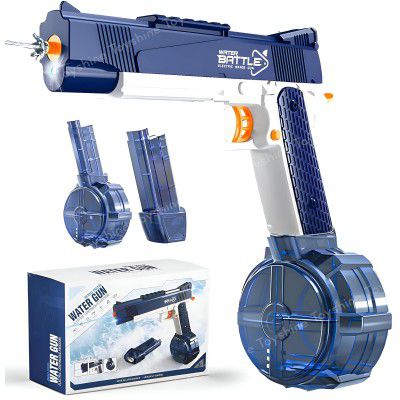 Toyshine Electric Holi Water Gun Automatic Rechargeable Toy Pistol with Pressure