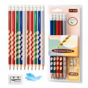 Toyshine HB Pencil Set with Erasers on Top ...