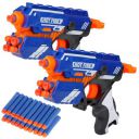 Toyshine Pack of 2 Foam Blaster Gun Toy, Blue...