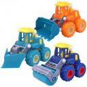 Toyshine Pack of 3 Realistic Truck Construction Miniature Toy Road with Moving Parts Actions, Friction Powered - F...