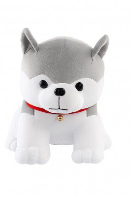 TOYTALES Husky Dog Plush Toy - 25 cm