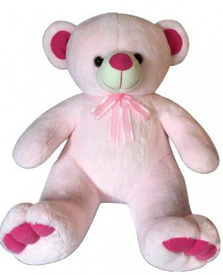 Toyzmania Plush Soft Toys - Teddy Bear Pink 90 CM