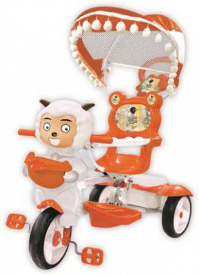Toyzone 92537 Tricycle  (White, Orange)